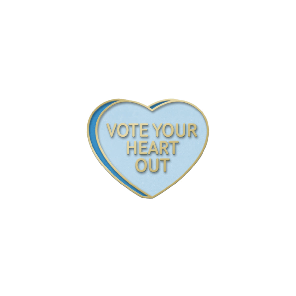 Vote Your Heart Out Pin and Candy Heart Sticker Packs!