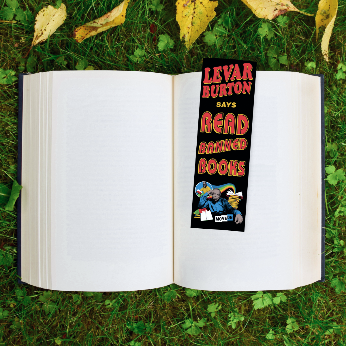 Bookmark and Sticker Bundle: LeVar Burton Says Read Banned Books