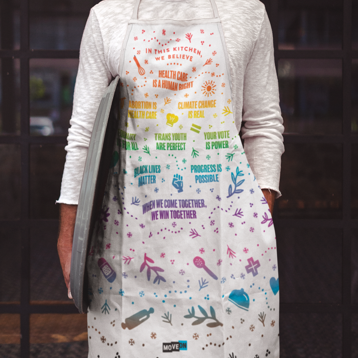 “In This Kitchen, We Believe …” Apron