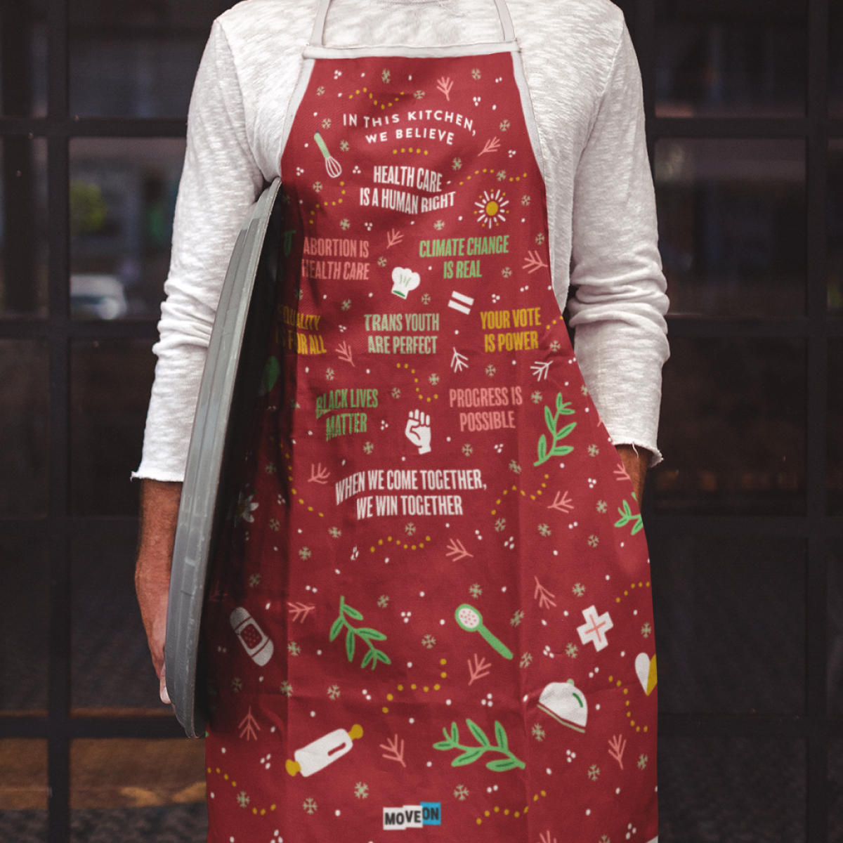 “In This Kitchen, We Believe …” Apron