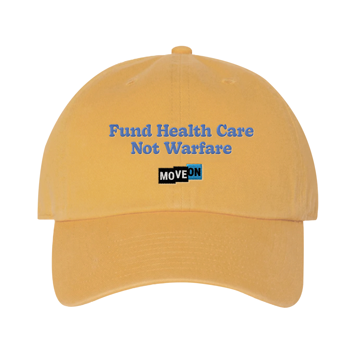 "Fund Health Care Not Warfare" Unisex Cotton Hat