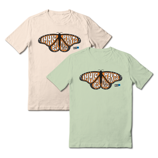 "Immigrants Belong" Unisex Organic Cotton T-Shirt