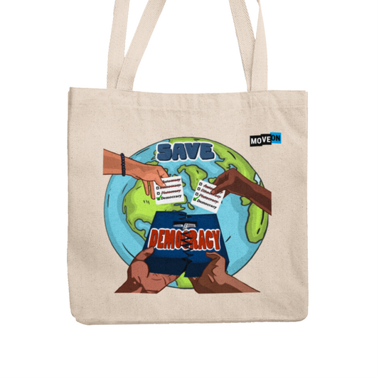 "Save Democracy" Tote Bag