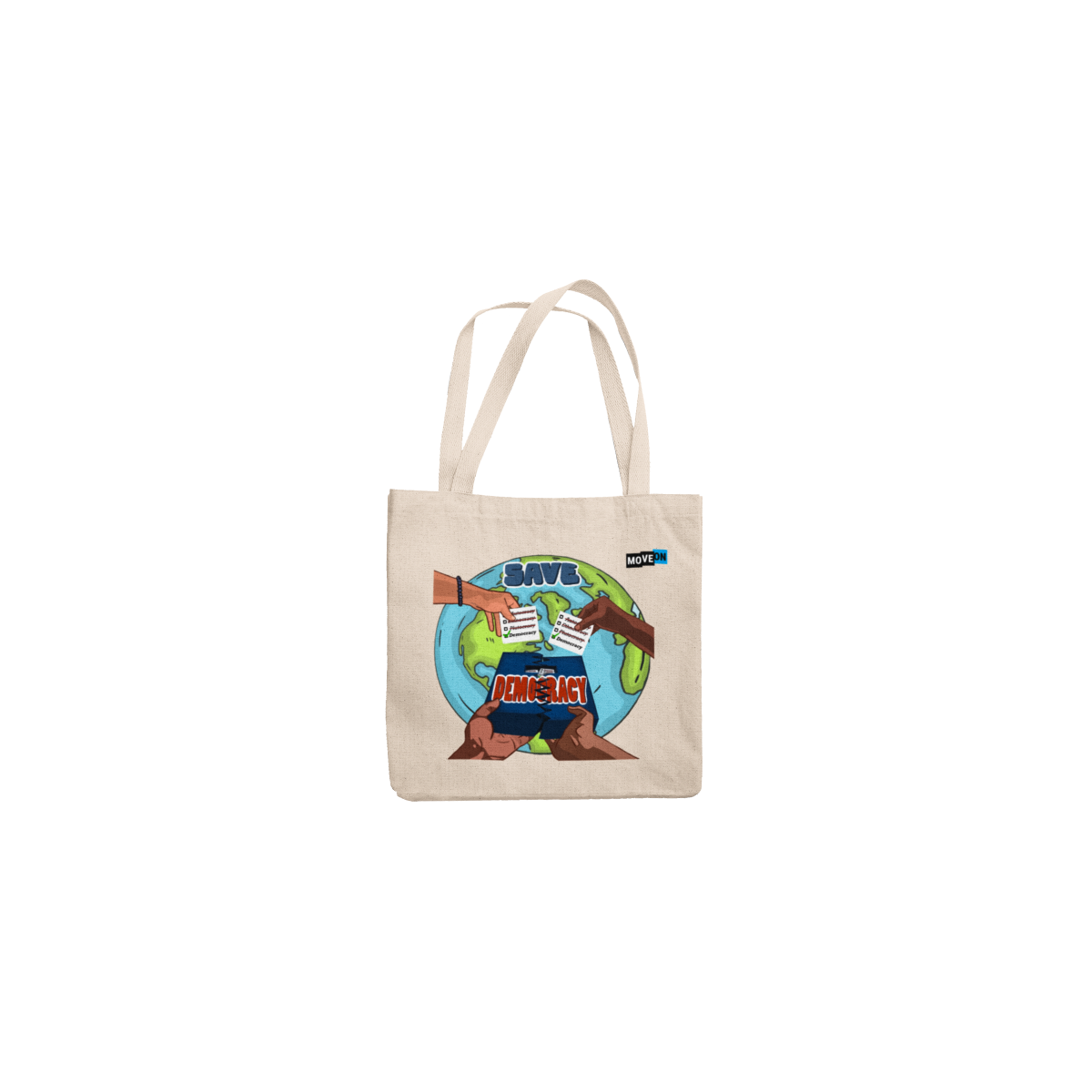 "Save Democracy" Tote Bag