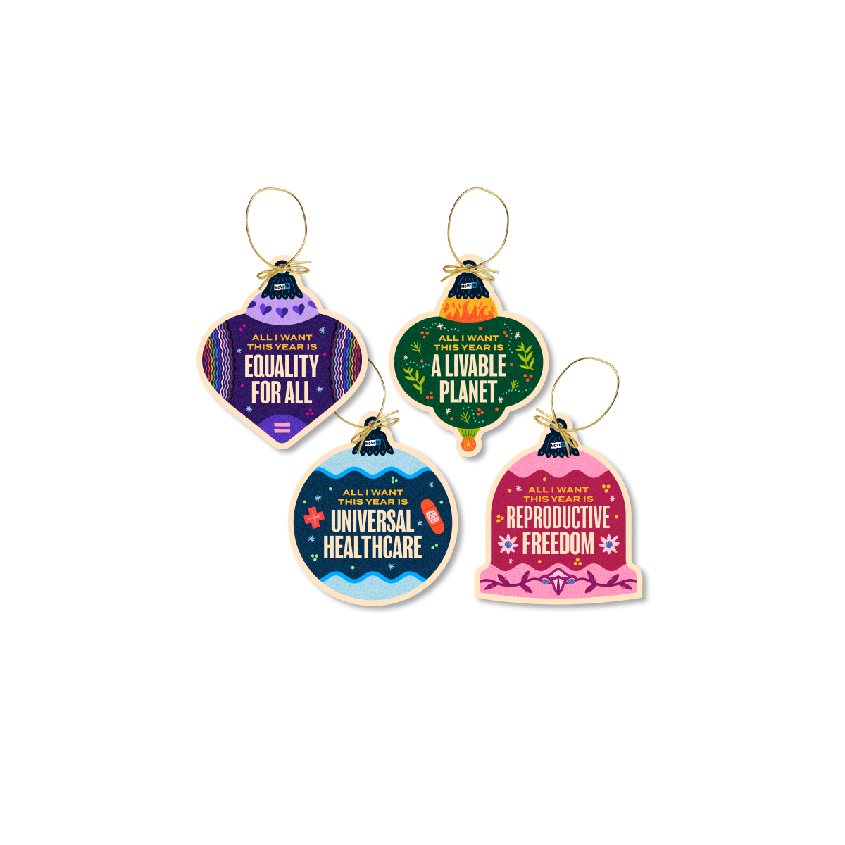 “All I Want This Year Is …” Recycled Wood Holiday Ornaments