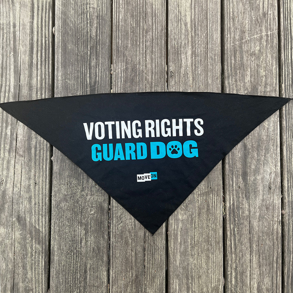 Pet Bandana: Voting Rights Guard Dog