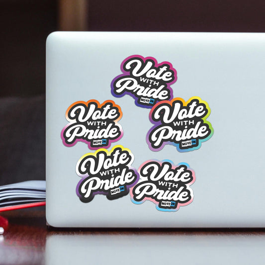 Pride Flag Sticker Packs: Vote With Pride