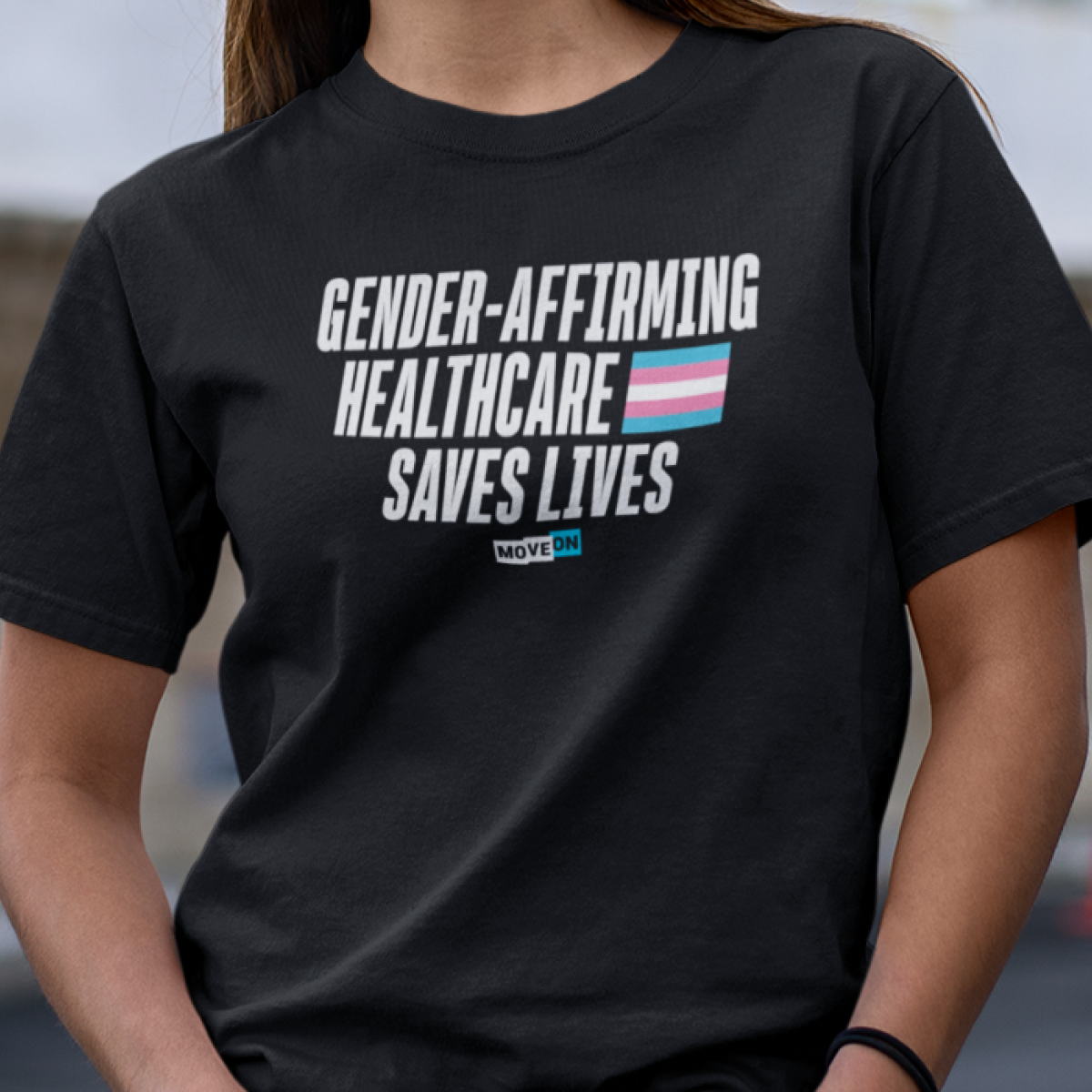 "Gender-Affirming Healthcare Saves Lives" Unisex Cotton T-Shirt