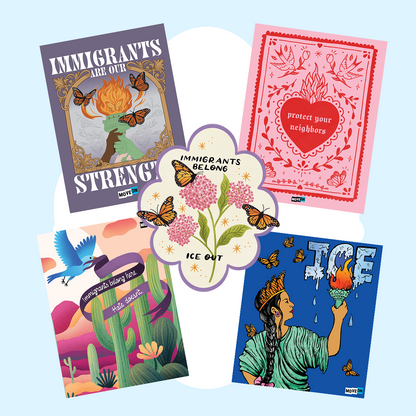 Artists Against ICE Vinyl Sticker 5-Packs