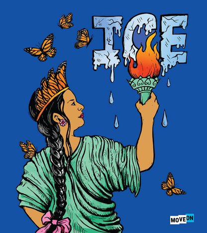 "Liberty Against ICE" Poster