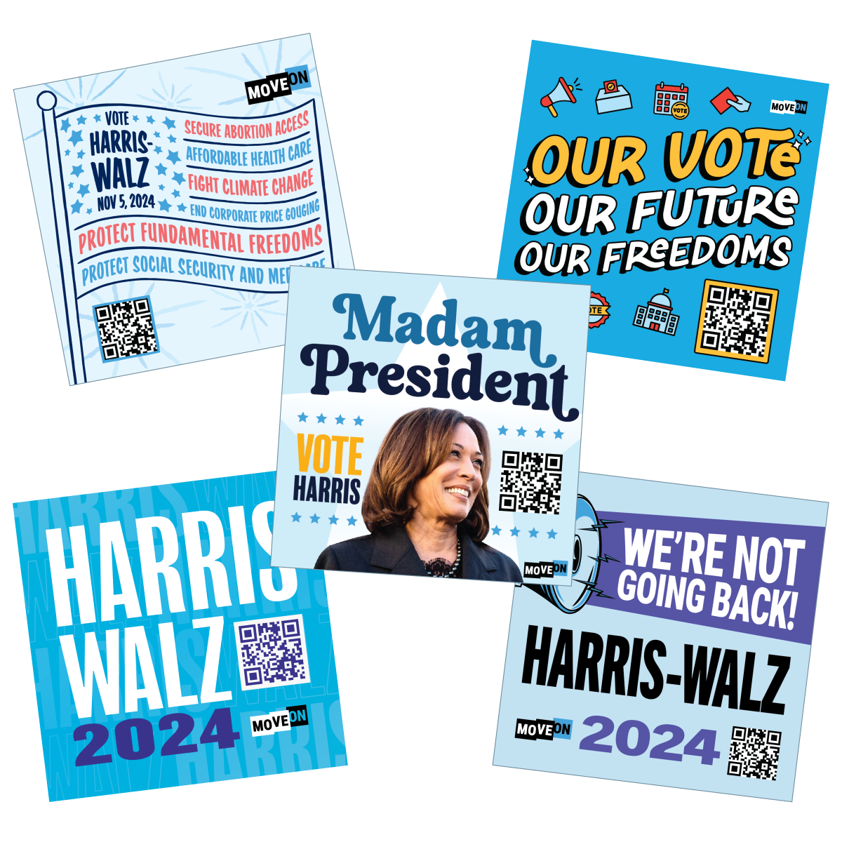 Election 2024 Sticker 5-packs