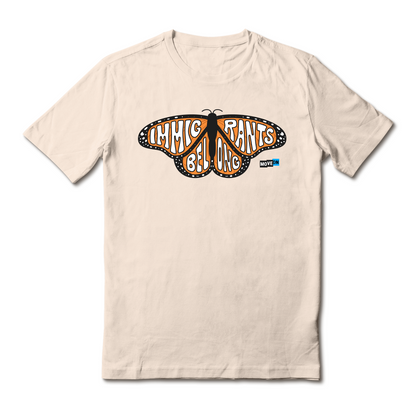 "Immigrants Belong" Unisex Organic Cotton T-Shirt