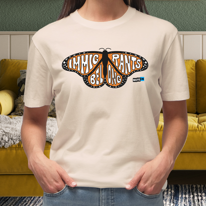 "Immigrants Belong" Unisex Organic Cotton T-Shirt