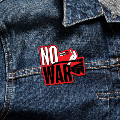 "No War" Campaign Button 5-Packs and Enamel Pins