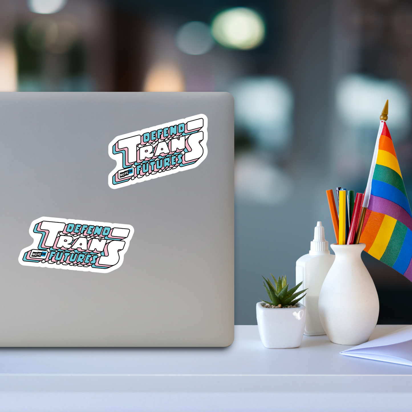 "Defend Trans Futures" Sticker 5-packs