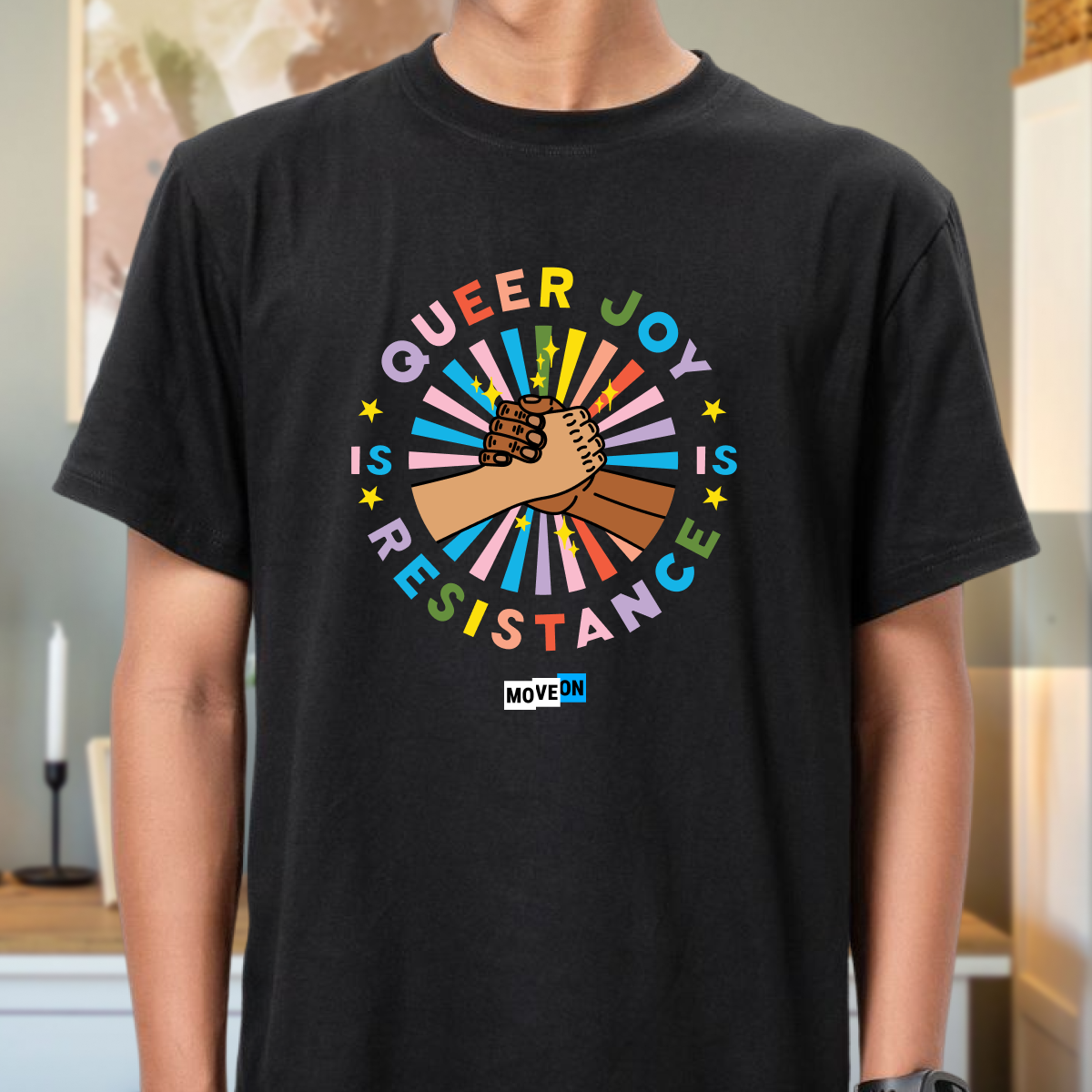 "Queer Joy Is Resistance" Unisex Cotton T-Shirt