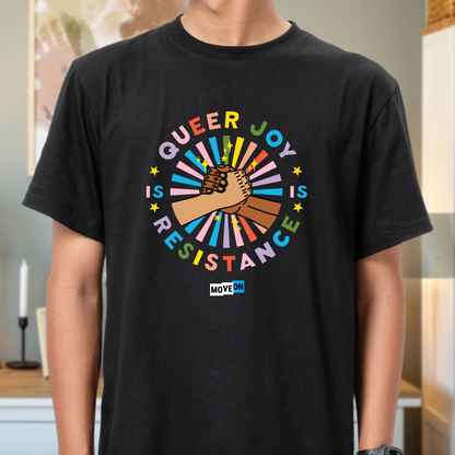 "Queer Joy Is Resistance" Unisex Cotton T-Shirt