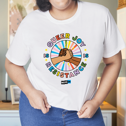"Queer Joy Is Resistance" Unisex Cotton T-Shirt