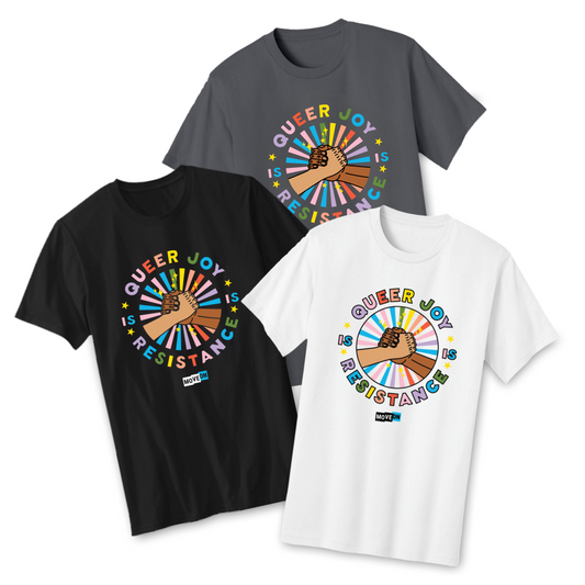 "Queer Joy Is Resistance" Unisex Cotton T-Shirt