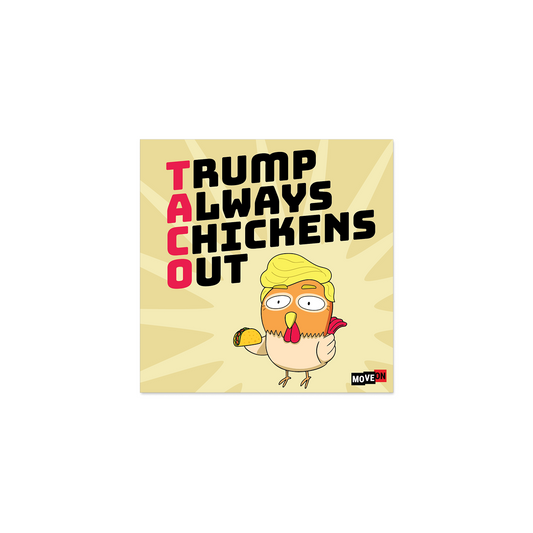 Sticker Packs: Trump Always Chickens Out