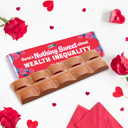 Limited-Edition "There's Nothing Sweet About Wealth Inequality" Milk Chocolate Bar