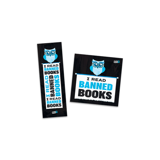 Bookmark and Sticker Bundle: I Read Banned Books