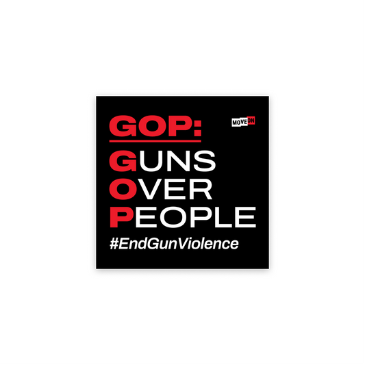 Sticker Packs: GOP=Guns Over People
