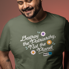 "Destroy The Patriarchy, Not The Planet" Unisex Organic Cotton T-Shirt