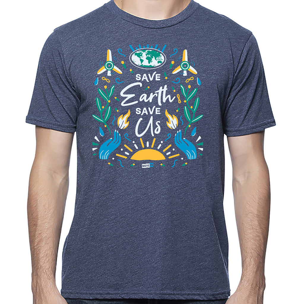 "Save Earth, Save Us" Organic Cotton T-Shirt