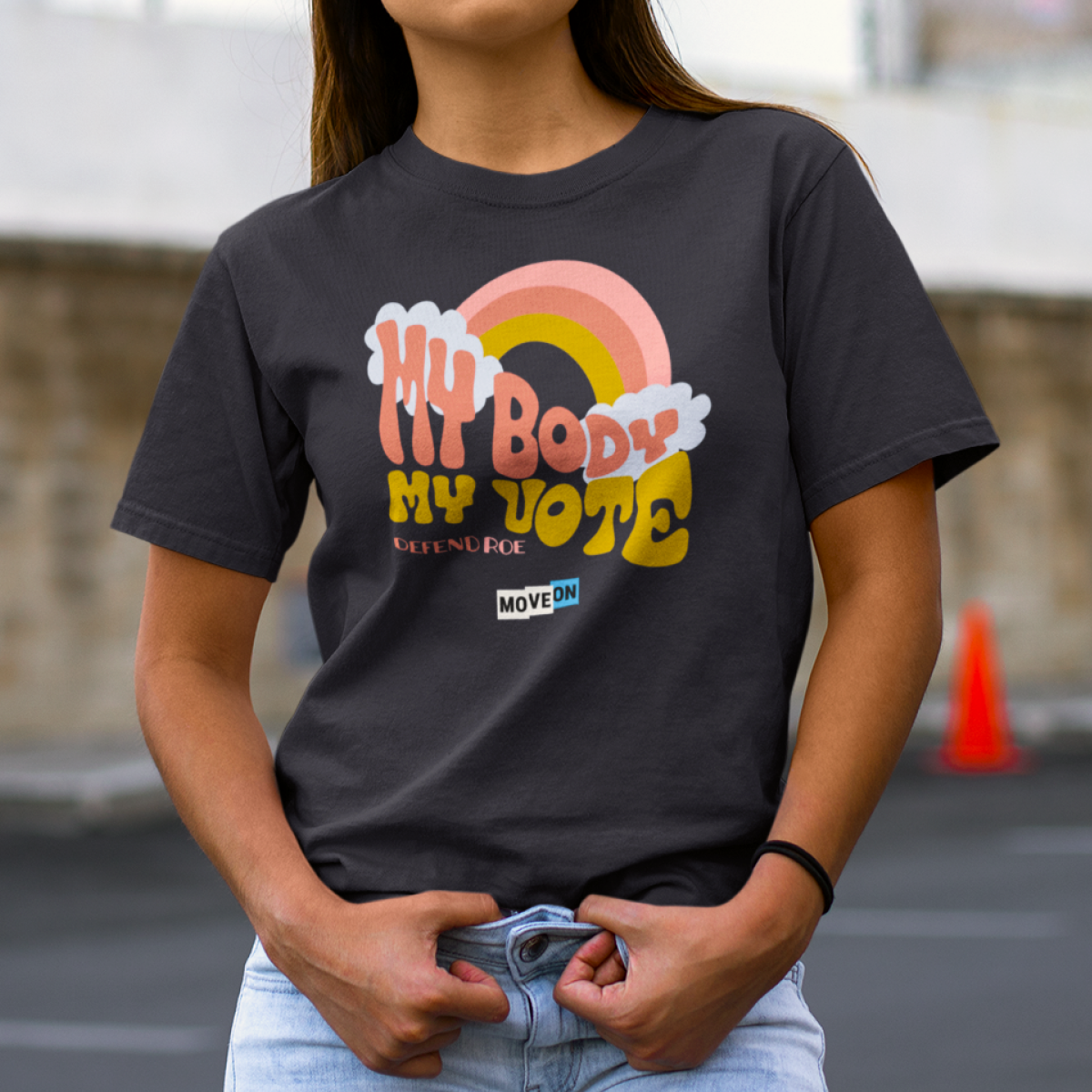 "My Body, My Vote" Unisex Cotton T-Shirt