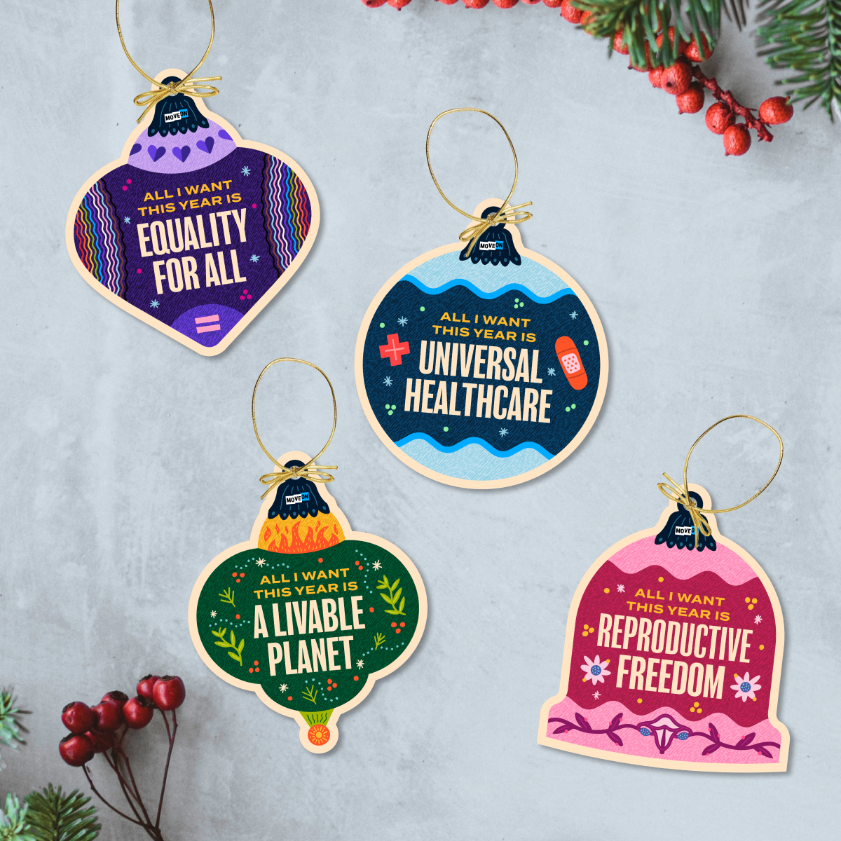 “All I Want This Year Is …” Recycled Wood Holiday Ornaments