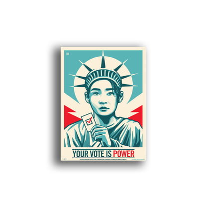 Magnet Four-Pack: Your Vote Is Power